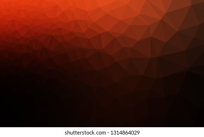 Dark Red vector polygon abstract layout. Shining colored illustration in a Brand new style. Brand new style for your business design.