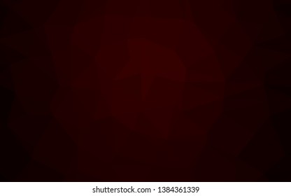 Dark Red vector polygon abstract backdrop. Shining colored illustration in a Brand new style. Polygonal design for your web site.