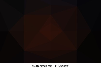 Dark Red vector polygon abstract backdrop. Brand new colorful illustration in with gradient. Template for your brand book.