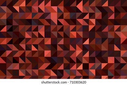 Dark Red vector polygon abstract background. Shining illustration, which consist of triangles. Brand-new design for your business.
