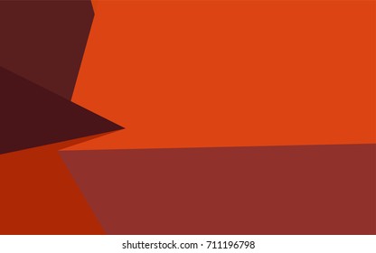 Dark Red vector polygon abstract template. Creative illustration in halftone style with gradient. The textured pattern can be used for background.