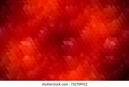 Dark Red vector polygon abstract background. Glitter abstract illustration with an elegant design. The elegant pattern can be used as part of a brand book.
