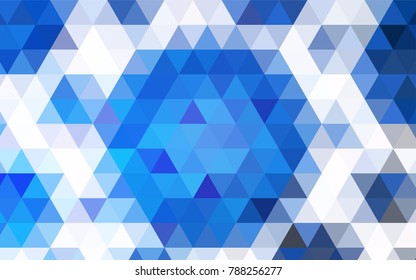 Dark Red vector polygon abstract background. Shining illustration, which consist of triangles. A new texture for your design.