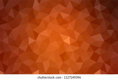 Dark Red vector polygonal background. Creative geometric illustration in Origami style with gradient. Brand new design for your business.