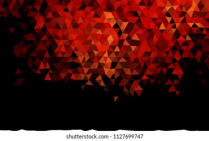 Dark Red vector polygonal background. Glitter abstract illustration with an elegant design. A completely new template for your business design.