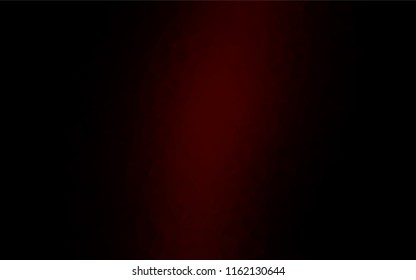 Dark Red vector polygonal background. A completely new color illustration in a vague style. The completely new template can be used for your brand book.