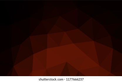 Dark Red vector polygonal background. Colorful illustration in abstract style with gradient. A completely new design for your business.