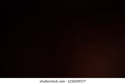 Dark Red vector polygonal background. A sample with polygonal shapes. The template can be used as a background for cell phones.
