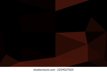 Dark Red vector polygonal background. Geometric illustration in Origami style with gradient. Brand new style for your business design.