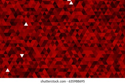 Dark Red vector polygonal background. Geometric illustration in Origami style with gradient.  The best triangular design for your business.