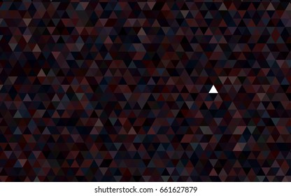 Dark Red vector polygonal background. Brand-new colored illustration in blurry style with gradient. Triangular pattern for your business design.