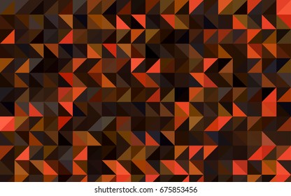 Dark Red vector polygonal background. Brand-new colored illustration in blurry style with gradient. Brand-new design for your business.
