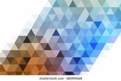 Dark Red vector polygonal background. Shining illustration, which consist of triangles. Brand-new style for your business design.