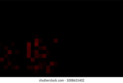 Dark Red vector polygonal illustration consisting of rectangles. Rectangular design for your business. Creative geometric background in origami style with gradient.