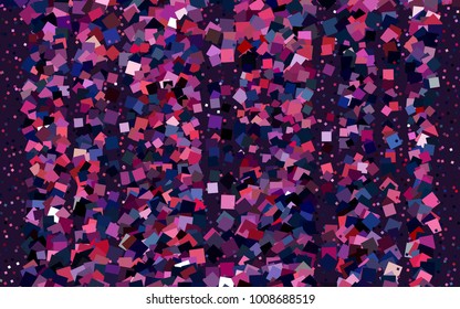 Dark Red vector polygonal illustration, which consist of rectangles. Rectangular pattern for your business design. Geometric background in Origami style with gradient. 