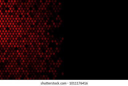 Dark Red vector polygonal illustration consisting of rectangles. Rectangular design for your business. Creative geometric background in origami style with gradient.
