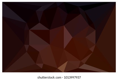 Dark Red vector polygonal illustration, which consist of triangles with a gemstone in center. Triangular design of a huge diamond for your business. Creative geometric background of gems.