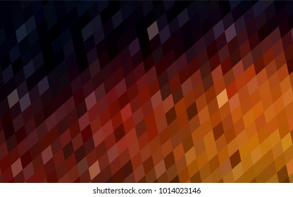 Dark Red vector polygonal illustration, which consist of rectangles. Rectangular pattern for your business design. Geometric background in Origami style with gradient. 