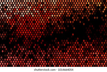 Dark Red vector polygonal illustration consisting of rectangles. Rectangular design for your business. Creative geometric background in origami style with gradient.