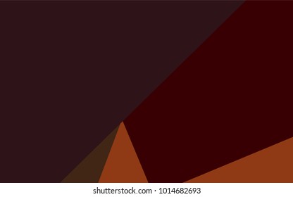 Dark Red vector polygonal illustration consisting of rectangles. Rectangular design for your business. Creative geometric background in origami style with gradient.