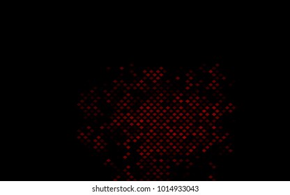 Dark Red vector polygonal illustration consisting of rectangles. Rectangular design for your business. Creative geometric background in origami style with gradient.