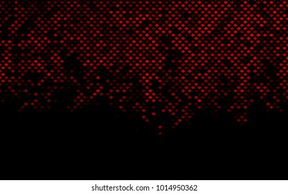 Dark Red vector polygonal illustration, which consist of rectangles. Rectangular pattern for your business design. Geometric background in Origami style with gradient. 