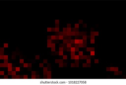 Dark Red vector polygonal illustration consisting of rectangles. Rectangular design for your business. Creative geometric background in origami style with gradient.