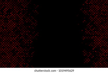 Dark Red vector polygonal illustration consisting of rectangles. Rectangular design for your business. Creative geometric background in origami style with gradient.