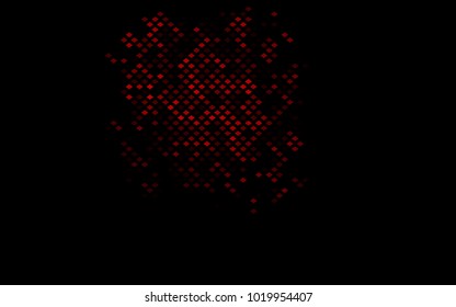 Dark Red vector polygonal illustration consisting of rectangles. Rectangular design for your business. Creative geometric background in origami style with gradient.