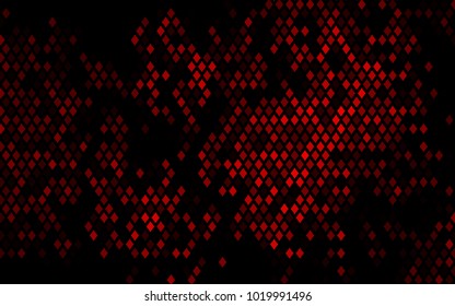 Dark Red vector polygonal illustration consisting of rectangles. Rectangular design for your business. Creative geometric background in origami style with gradient.