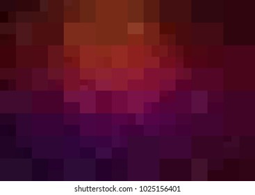 Dark Red vector polygonal illustration, which consist of rectangles. Rectangular design for your business. Creative geometric background in Origami style with gradient