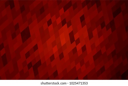 Dark Red vector polygonal illustration consisting of rectangles. Rectangular design for your business. Creative geometric background in origami style with gradient.