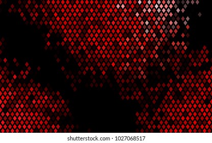 Dark Red vector polygonal illustration consisting of rectangles. Rectangular design for your business. Creative geometric background in origami style with gradient.