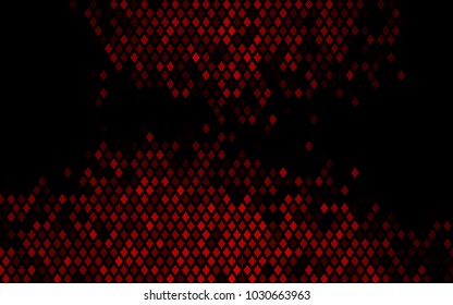 Dark Red vector polygonal illustration, which consist of rectangles. Rectangular pattern for your business design. Geometric background in Origami style with gradient. 