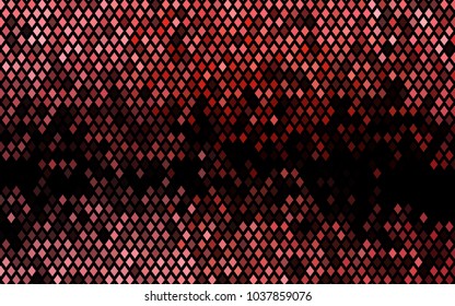 Dark Red vector polygonal illustration consisting of rectangles. Rectangular design for your business. Creative geometric background in origami style with gradient.