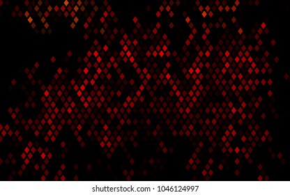 Dark Red vector polygonal illustration consisting of rectangles. Rectangular design for your business. Creative geometric background in origami style with gradient.