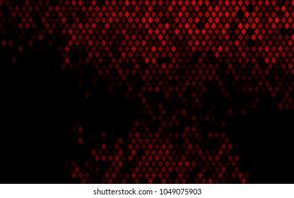 Dark Red vector polygonal illustration, which consist of rectangles. Rectangular pattern for your business design. Geometric background in Origami style with gradient. 