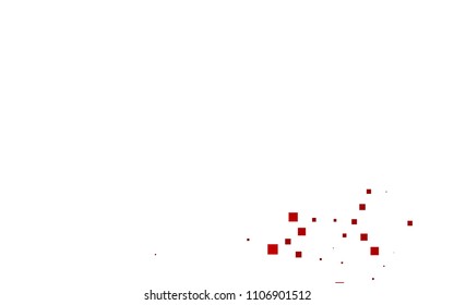 Dark Red vector polygonal illustration consisting of rectangles. Rectangular design for your business. Creative geometric background in origami style with gradient.
