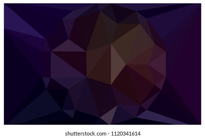 Dark Red vector polygonal illustration, which consist of triangles with a gemstone in center. Triangular design of a huge diamond for your business. Creative geometric background of gems.