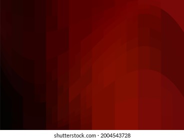 Dunkelrote, polygonale Vektorgrafik, die aus Rechtecken besteht. Rechteckiges Muster für Ihr Geschäftsdesign. Geometrischer Hintergrund im Origami-Stil mit Farbverlauf.