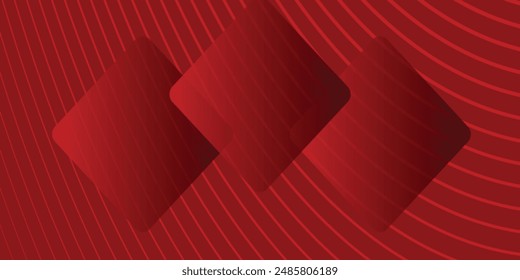 Dark red vector polygonal illustration, consisting of diagonal and rectangular striped patterns for your business design. Geometric background in Origami style with gradient