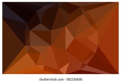 Dark Red vector polygonal illustration, which consist of triangles with a gemstone in center. Triangular design of a huge diamond for your business. Creative geometric background of gems.