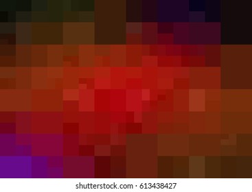 Dark Red vector polygonal illustration, which consist of rectangles. Rectangular pattern for your business design. Geometric background in Origami style with gradient. 
