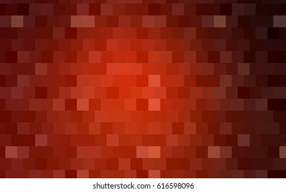 Dark Red vector polygonal illustration, which consist of rectangles. Rectangular pattern for your business design. Geometric background in Origami style with gradient. 