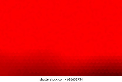 Dark Red vector polygonal illustration, which consist of hexagons. Hexagonal design for your business. Creative geometric background in Origami style with gradient