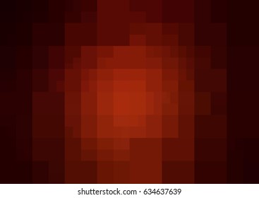 Dark Red vector polygonal illustration, which consist of rectangles. Rectangular pattern for your business design. Geometric background in Origami style with gradient. 