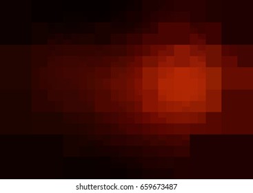 Dark Red vector polygonal illustration, which consist of rectangles. Rectangular pattern for your business design. Geometric background in Origami style with gradient. 