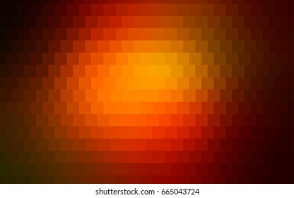 Dark Red vector polygonal illustration, which consist of rectangles. Rectangular pattern for your business design. Geometric background in Origami style with gradient. 
