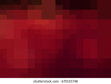 Dark Red vector polygonal illustration, which consist of rectangles. Rectangular design for your business. Creative geometric background in Origami style with gradient