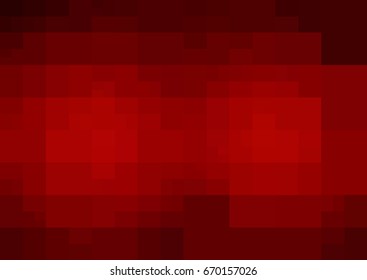 Dark Red vector polygonal illustration, which consist of rectangles. Rectangular pattern for your business design. Geometric background in Origami style with gradient. 